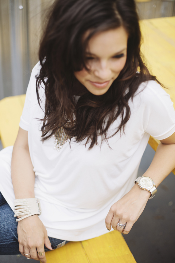 Loose Top + Jeans + Details