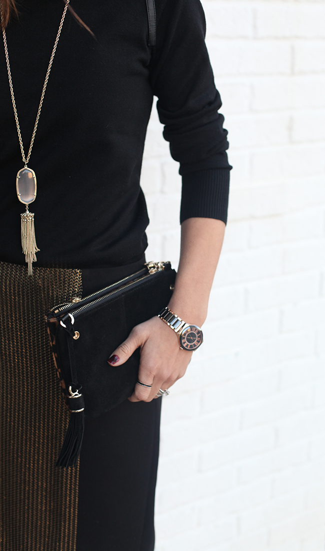 black and gold details