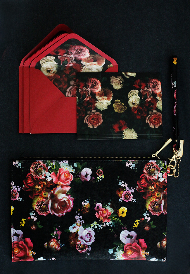 floral clutch