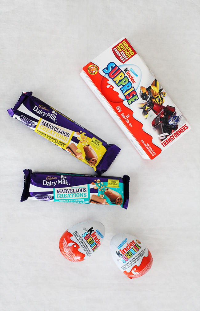 kinder chocolate eggs