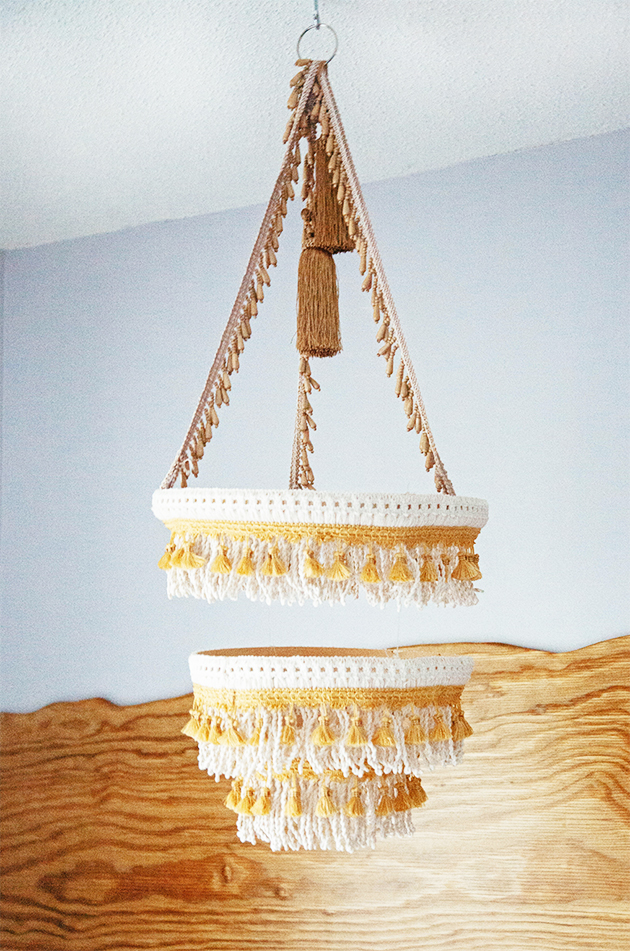 DIY Bohemian Chandelier