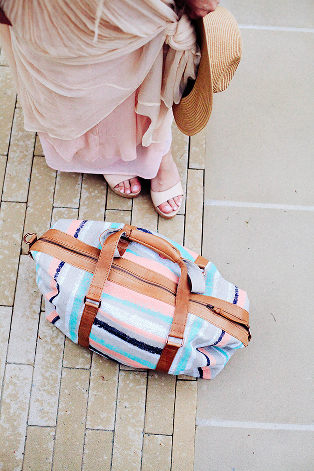Striped Weekender | In Honor of Design