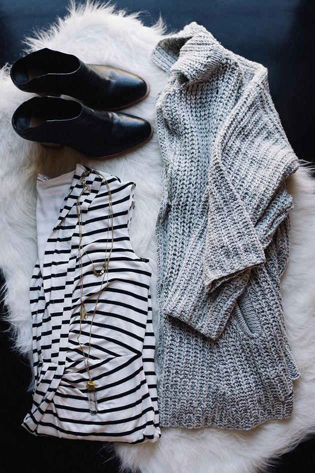 Stripes and sweaters