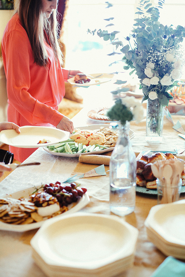 buffet table