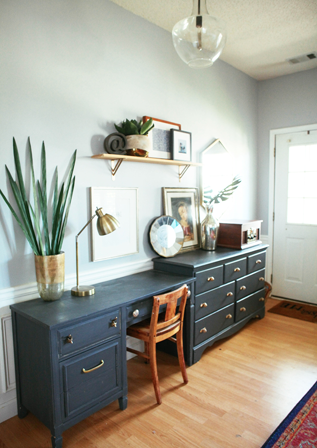 entryway + desk space