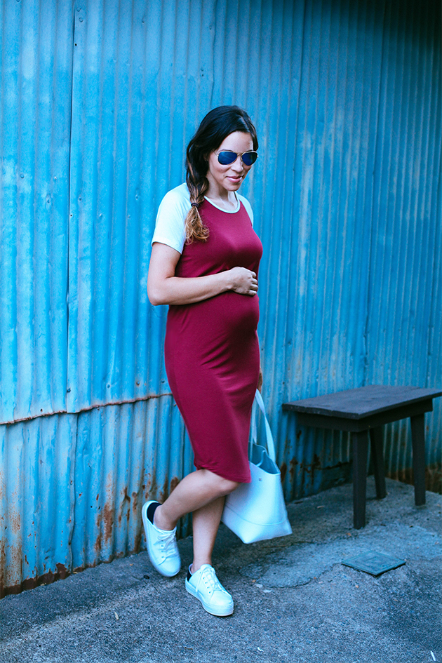 baseball tee dress