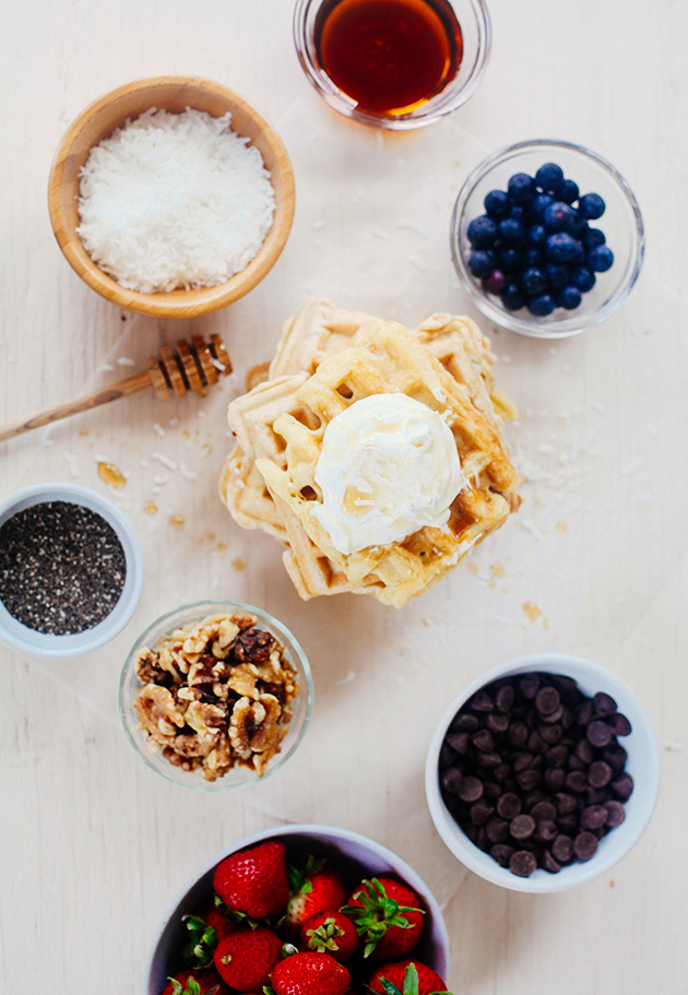 whole ingredient waffle bar