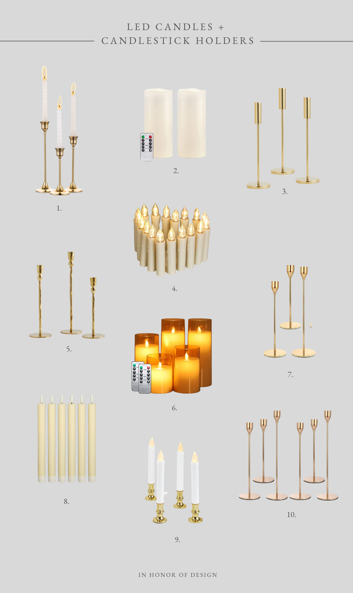 led flameless candles