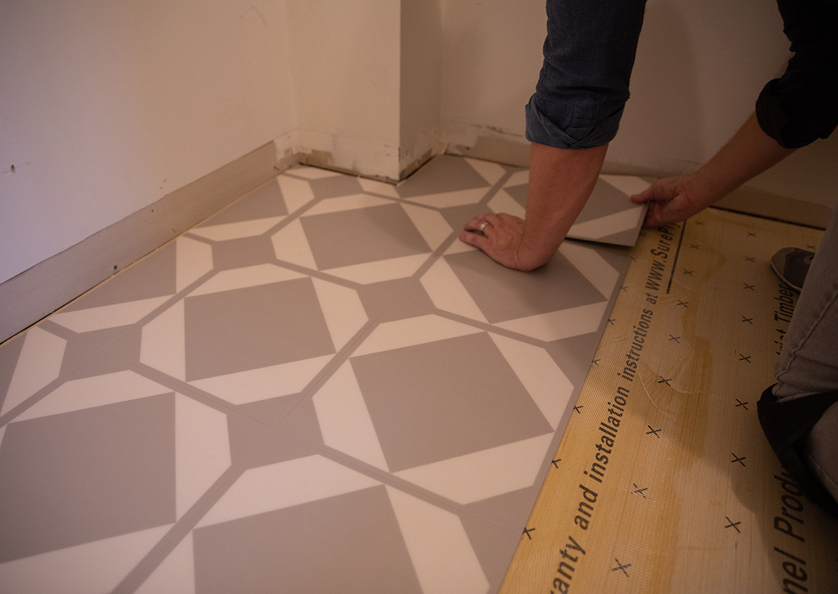 how to install luxury vinyl tile