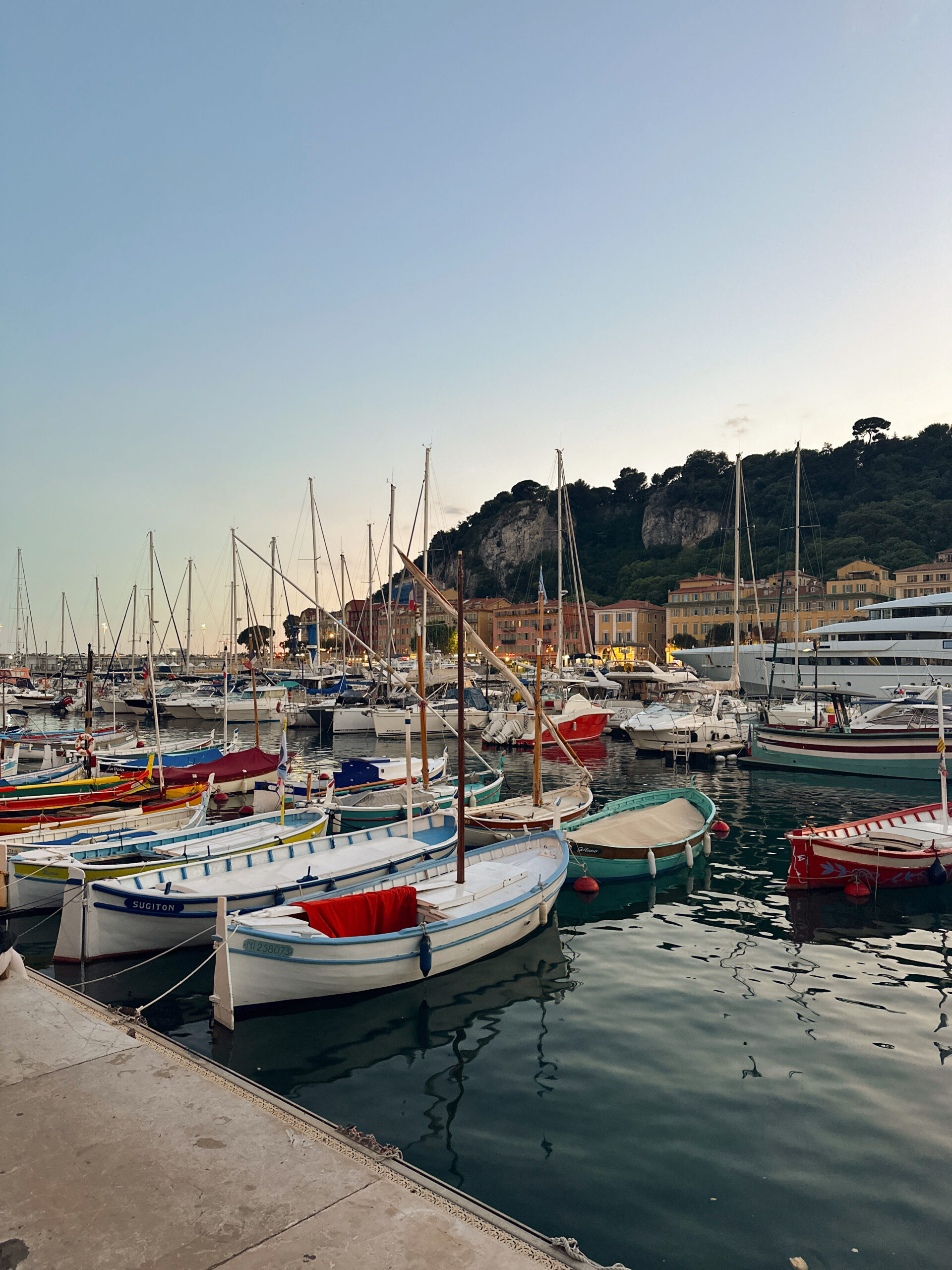 Nice France boat port